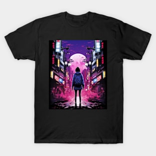 Japanese Aesthetic Tokyo Vaporwave Japan Lofi Fashion T-Shirt